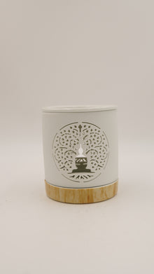Buda Figürlü Porselen Buhurdanlık & Tealight Mumluk