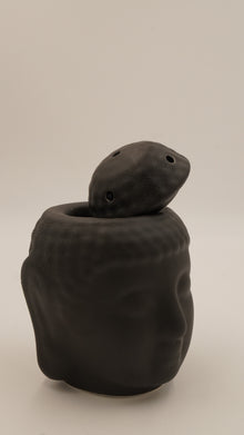 Buda Figürlü Seramik Buhurdanlık (13 cm)