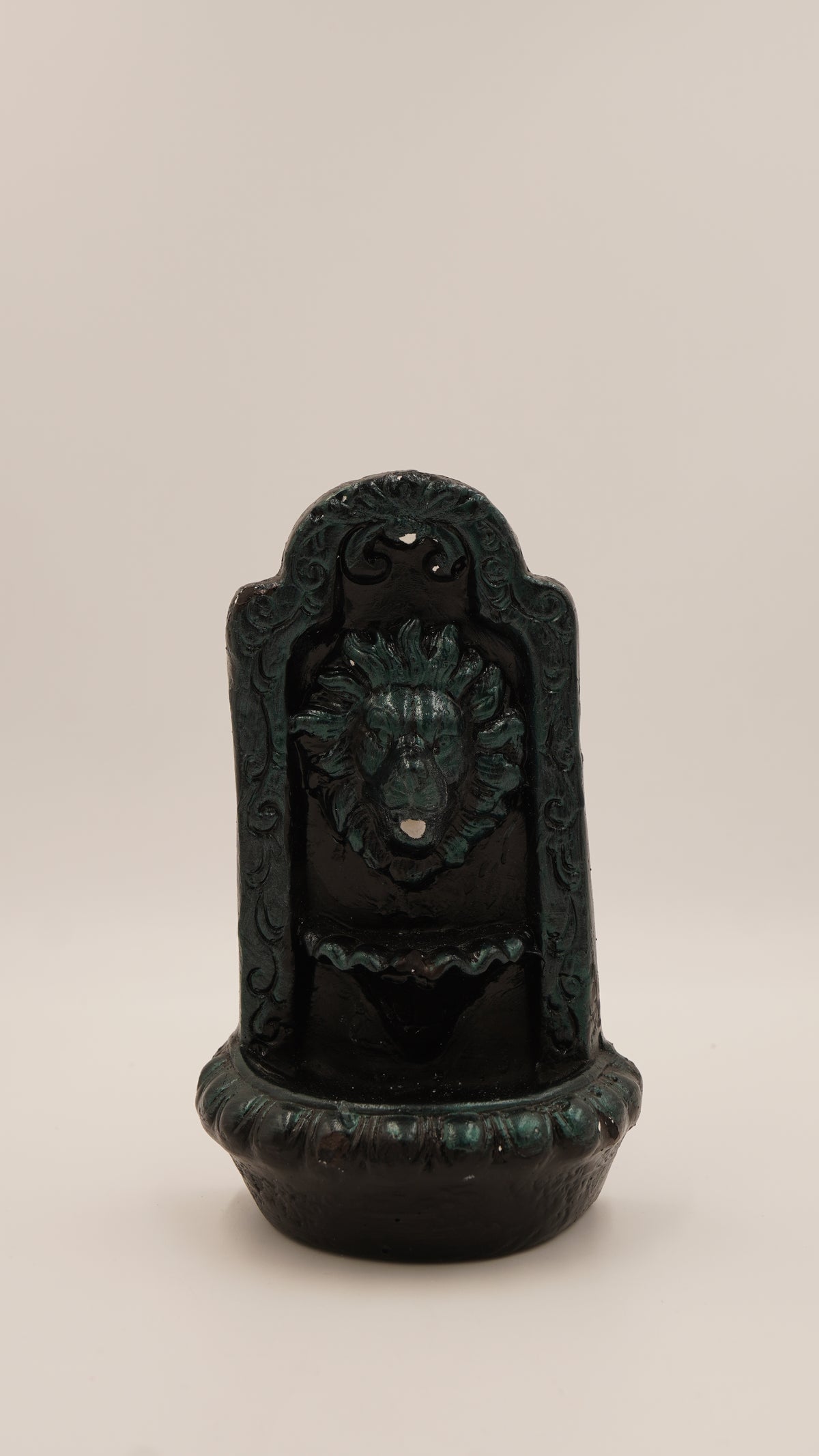 Aslan Figürlü Alçı Geri Akış Tütsülük (16 cm)