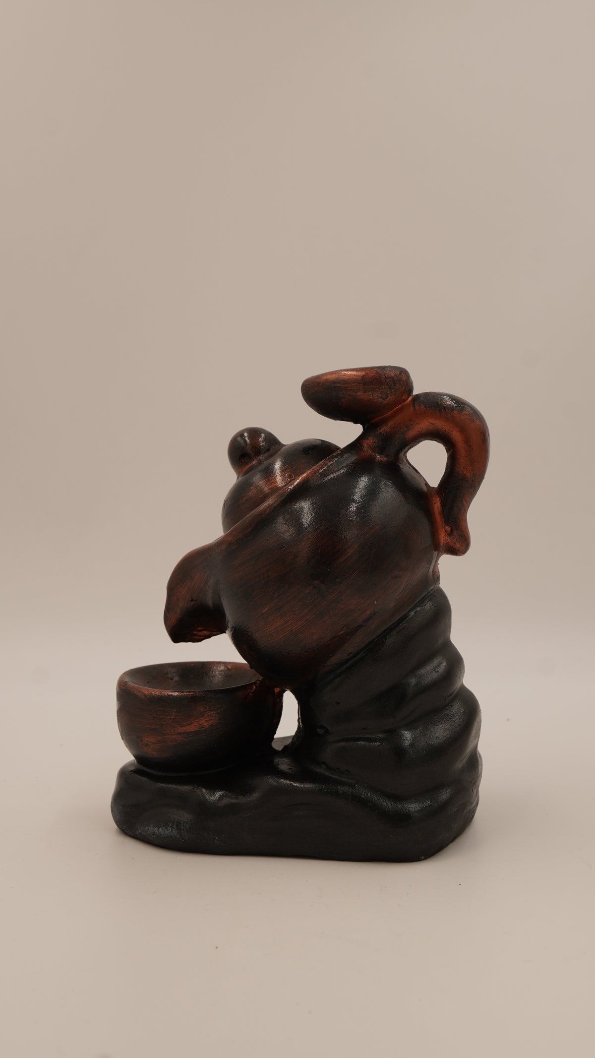 Çaydanlık Formlu Geri Akış Tütsülük (14 cm)