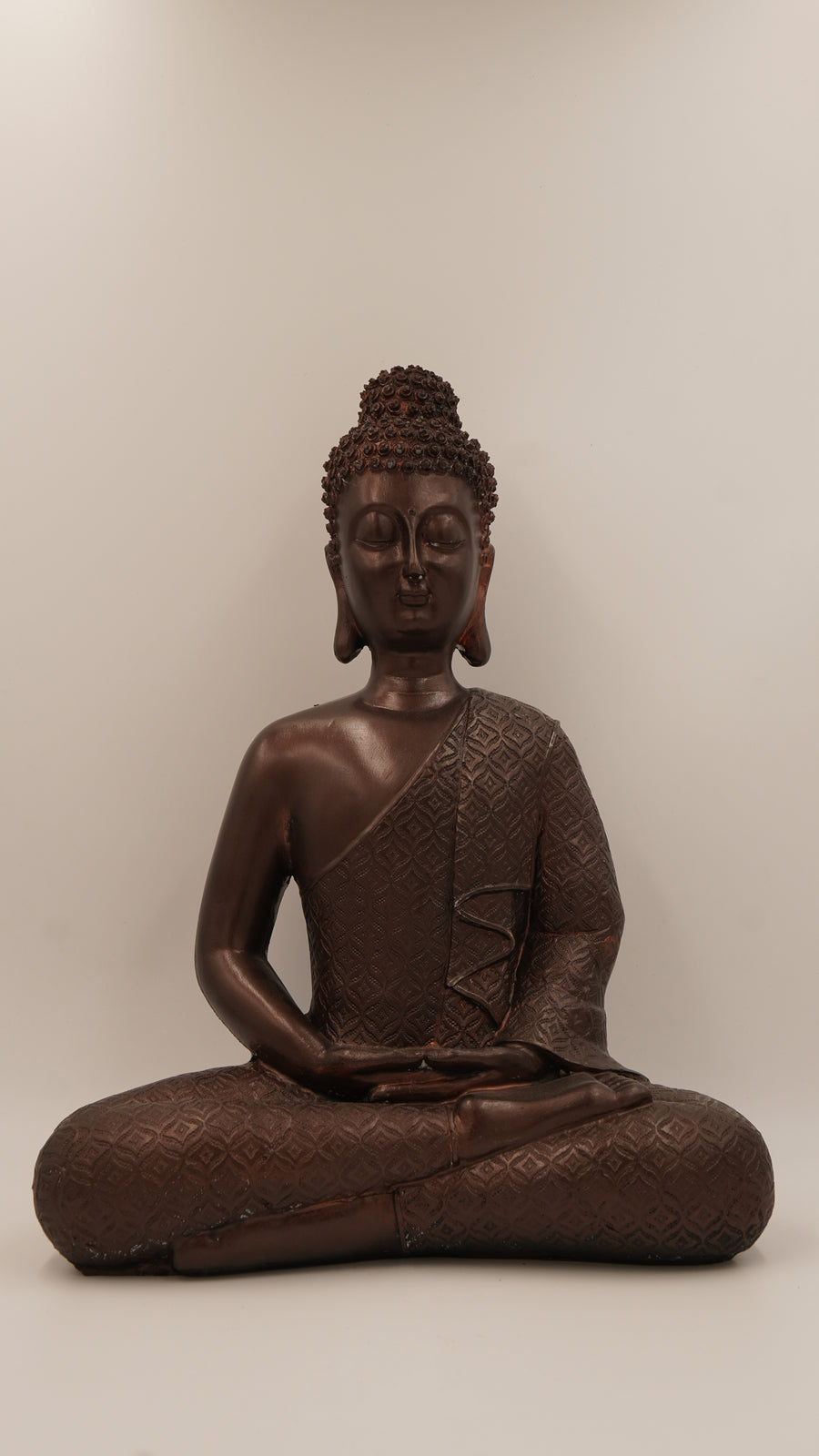 Oturan Buda Heykeli – Meditasyon Pozu Dekor Obje (35×25 cm)