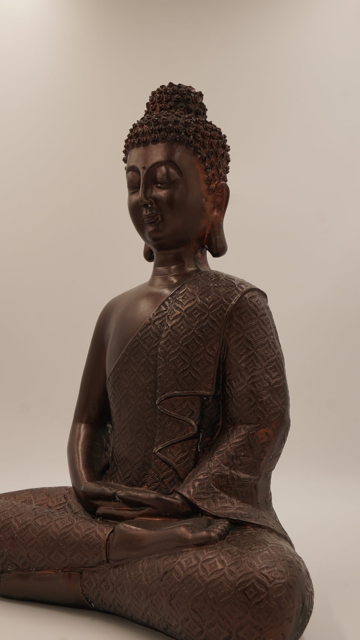 Oturan Buda Heykeli – Meditasyon Pozu Dekor Obje (35×25 cm)