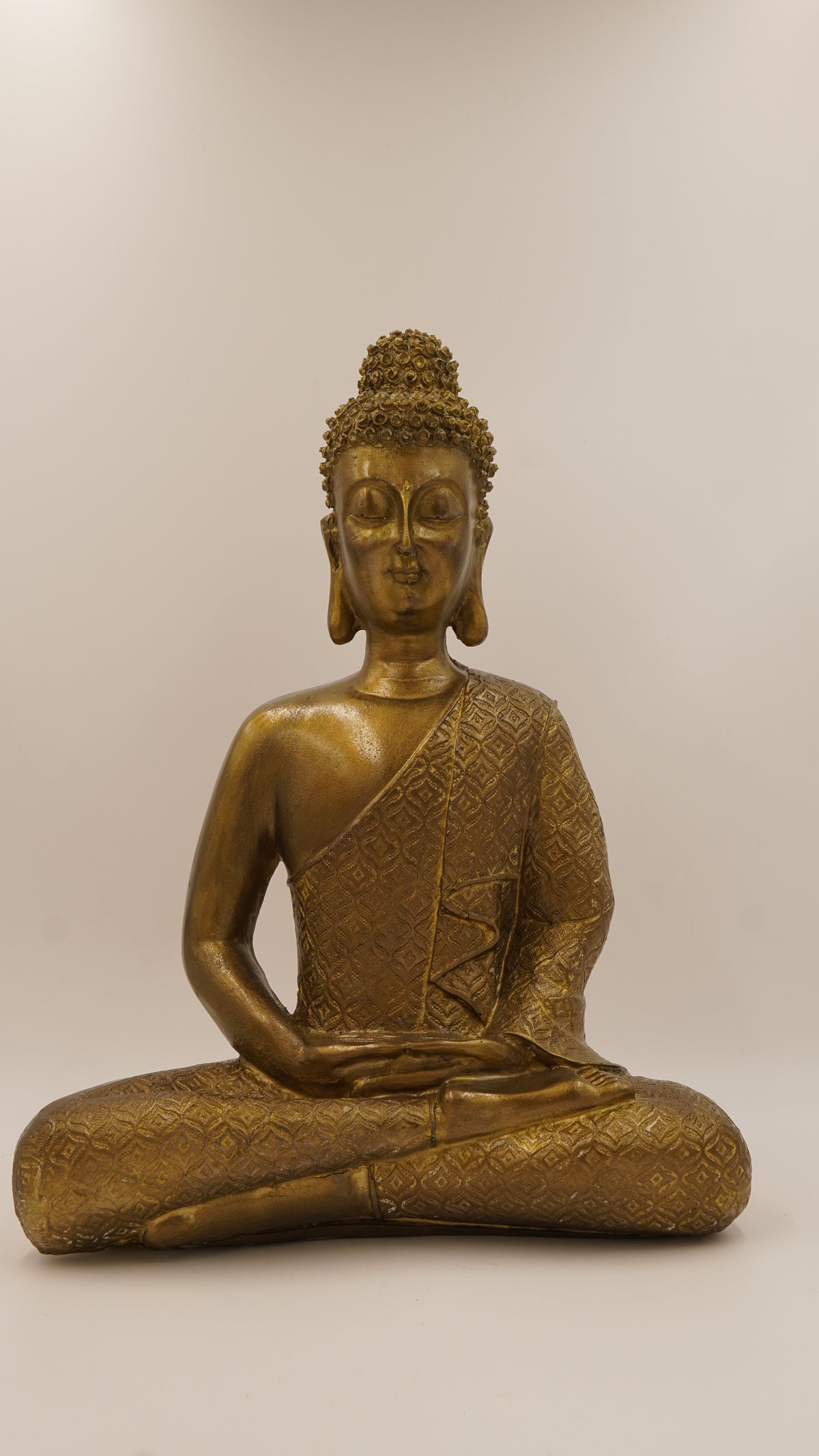 Oturan Buda Heykeli – Meditasyon Pozu Dekor Obje (35×25 cm)