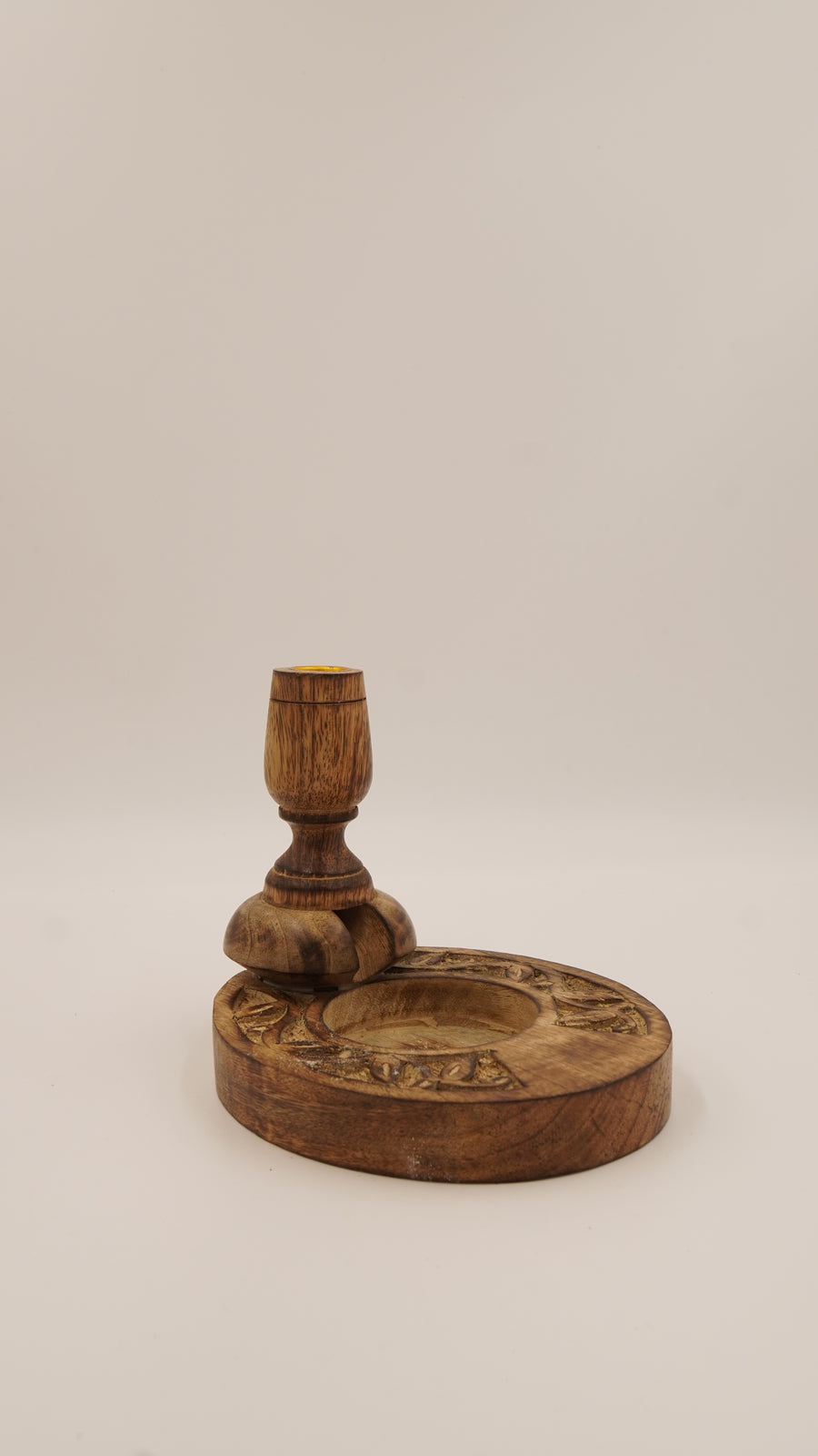 Doğal Ahşap Geri Akış Tütsülük (13×15 cm)