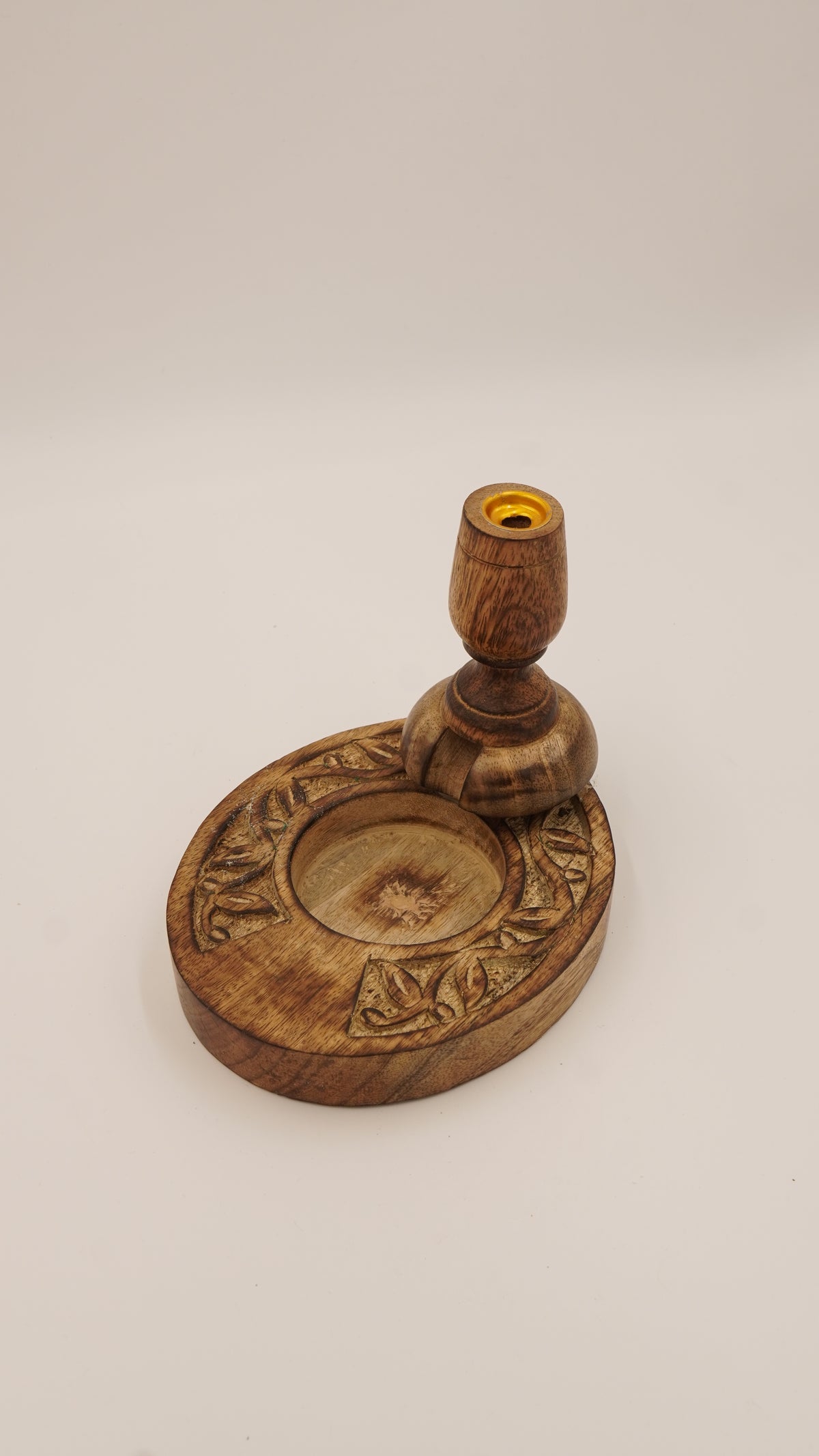 Doğal Ahşap Geri Akış Tütsülük (13×15 cm)
