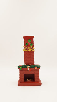 Merry Christmas Uzun Bacalı Şömine Konik Tütsülük (19 cm)