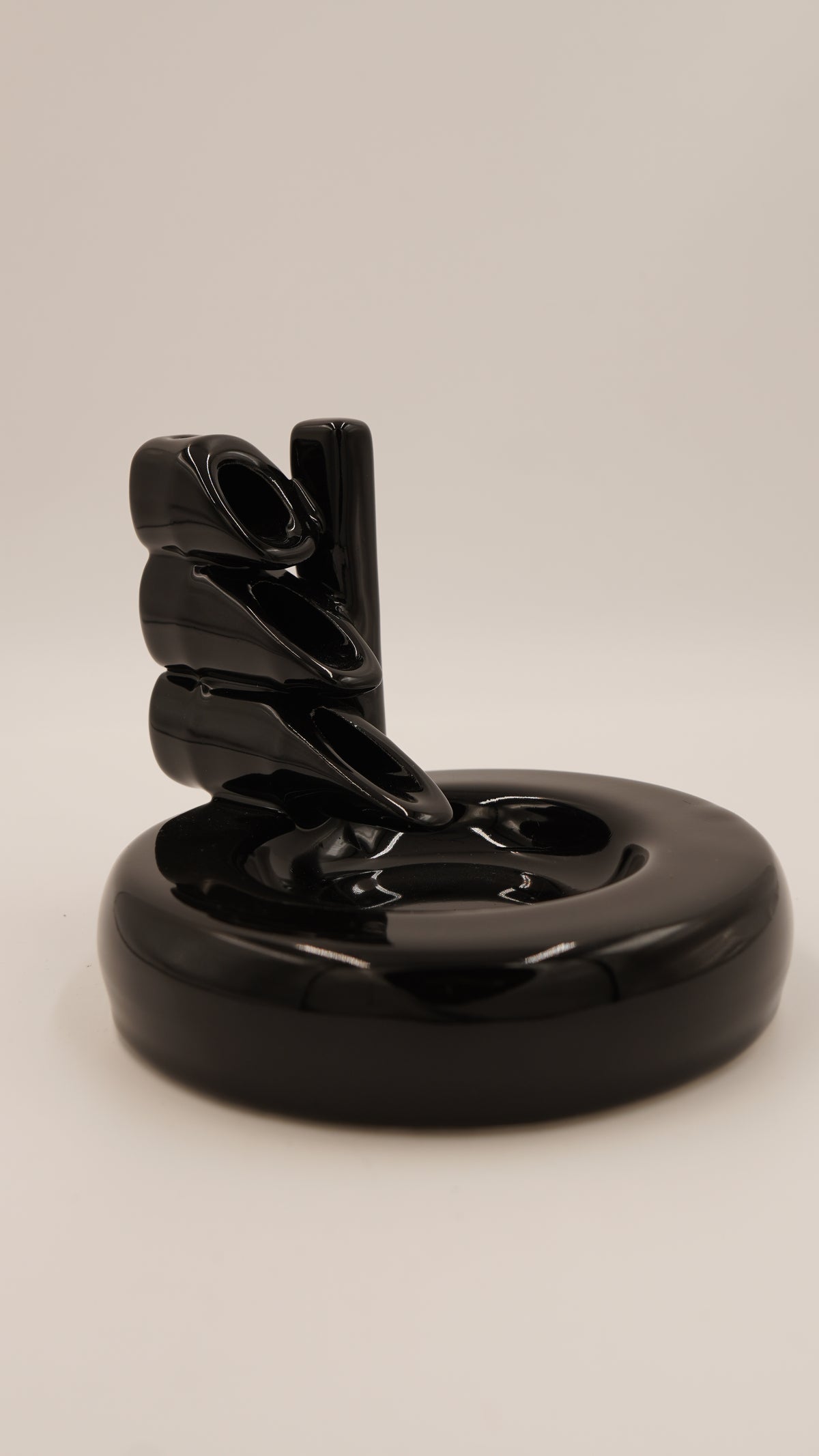 Seramik Flüt Formlu Geri Akış Tütsülük (12×13 cm)