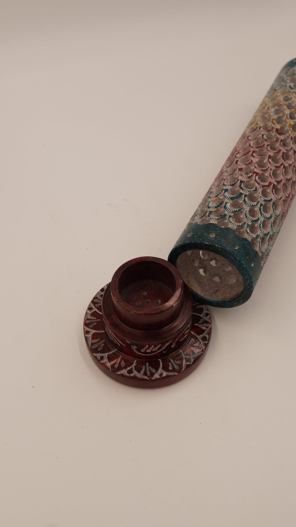 Mermer Desenli Çubuk ve Konik Tütsülük (27 cm)