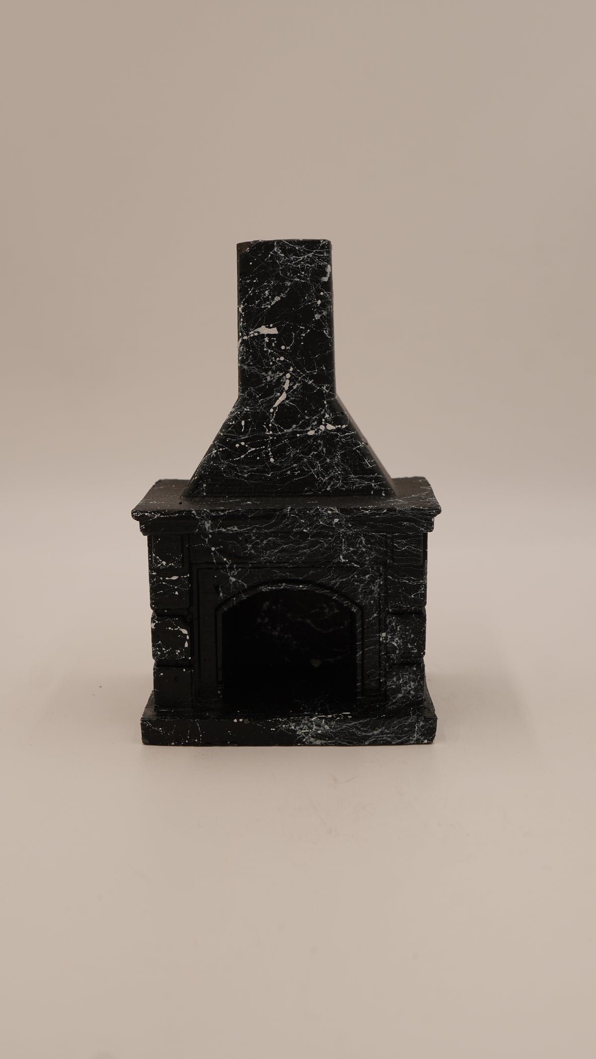 Şömine Formlu Alçı Konik Tütsülük (14 cm)