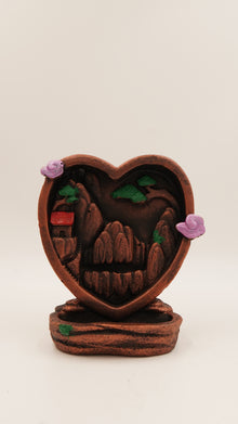 Kalpli Dağ Manzaralı Geri Akış Tütsülük (14×10 cm)