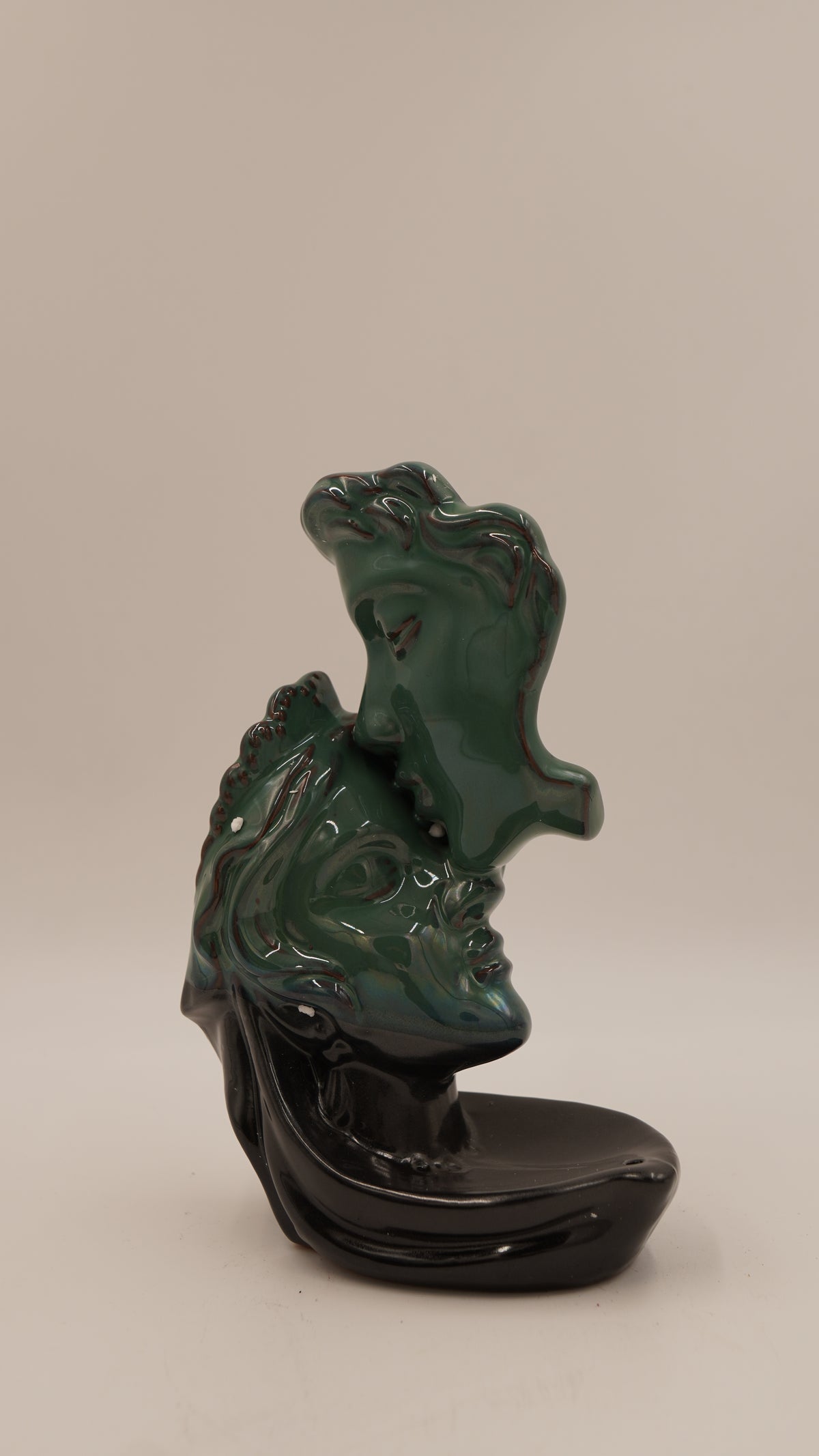 “Sevgililer” Seramik Geri Akış Tütsülük (19×8 cm)