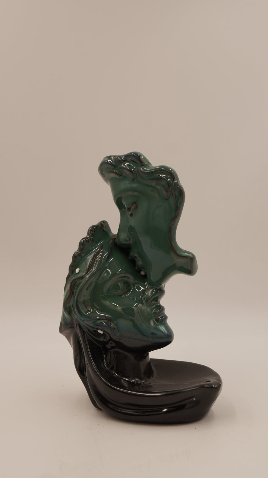 “Sevgililer” Seramik Geri Akış Tütsülük (19×8 cm)