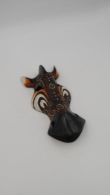 El Yapımı Zürafa Ahşap Duvar Objesi