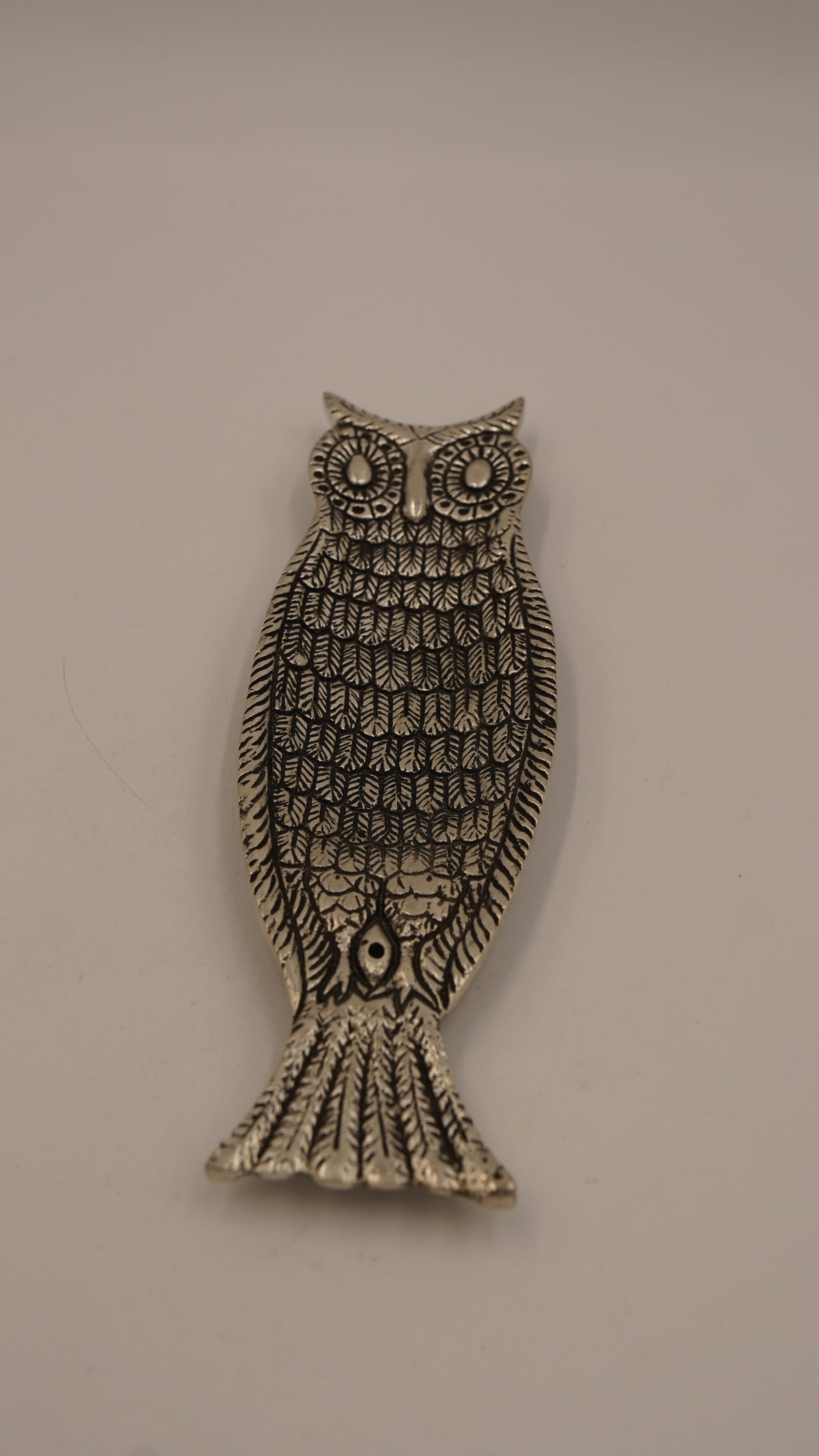 Baykuş Figürlü Metal Çubuk Tütsülük - 20cm