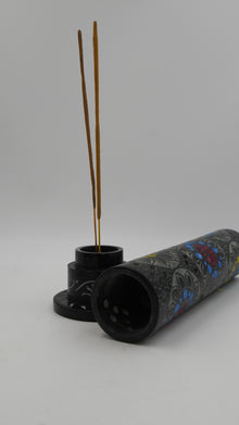 Renkli Desenli Mermer Çubuk ve Konik Tütsülük