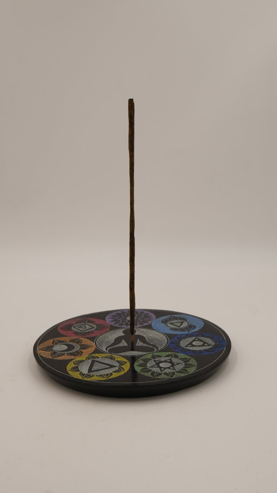 Mermer Yedi Çakra Çubuk ve Konik Tütsülük – 19 cm