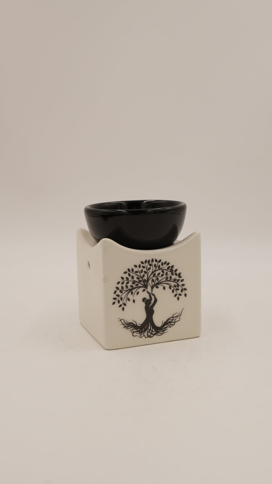 Hayat Ağacı Figürlü Seramik Buhurdanlık