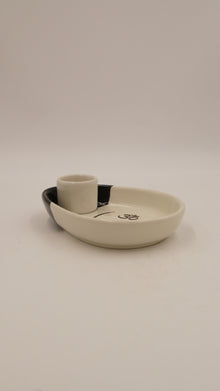 Yoga Figürlü OM Detaylı Seramik Palo Santo Tütsülük