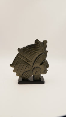 Gold Obsidyen Meksika Dekoratif Obje