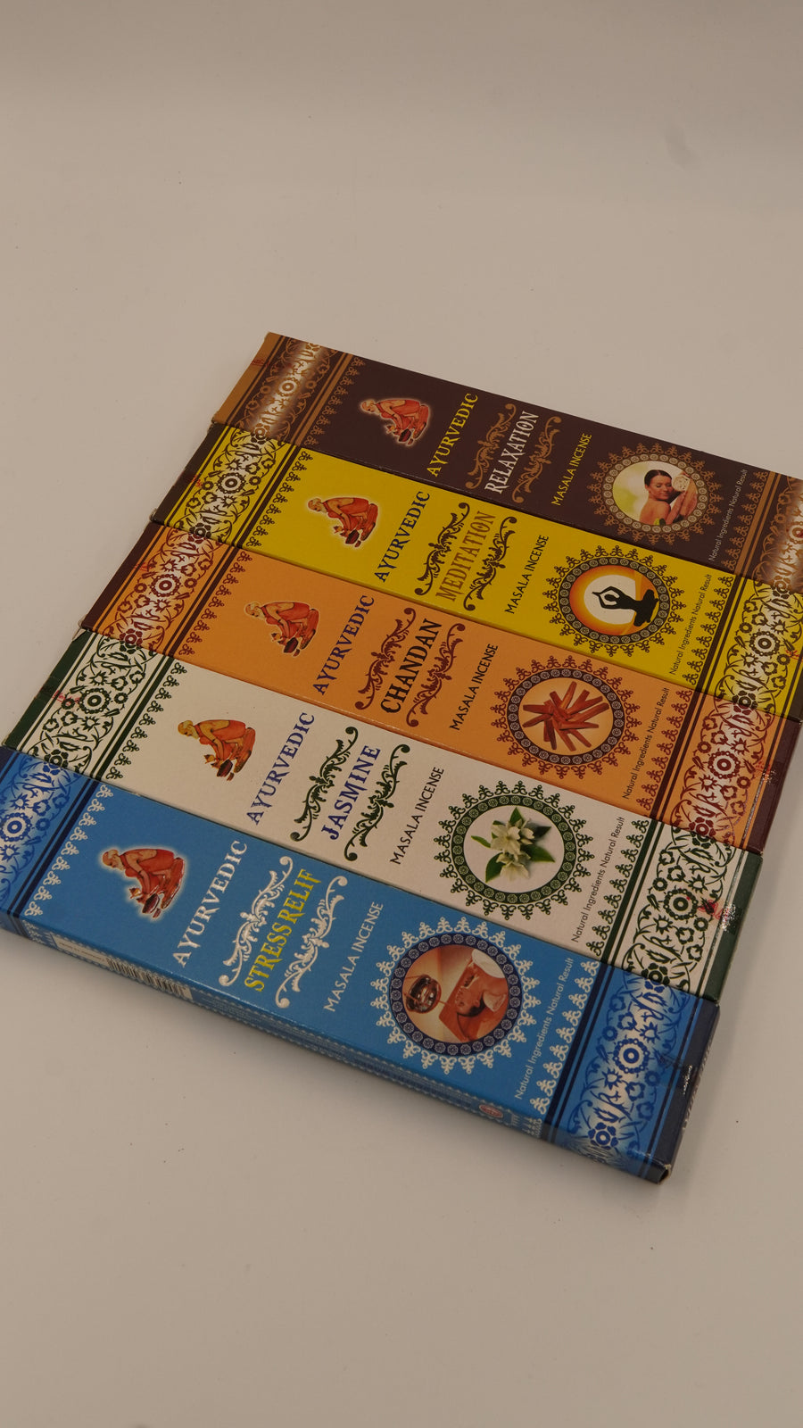 AYURVEDIC İnce Doğal Çubuk Tütsü - MASALA INCENSE