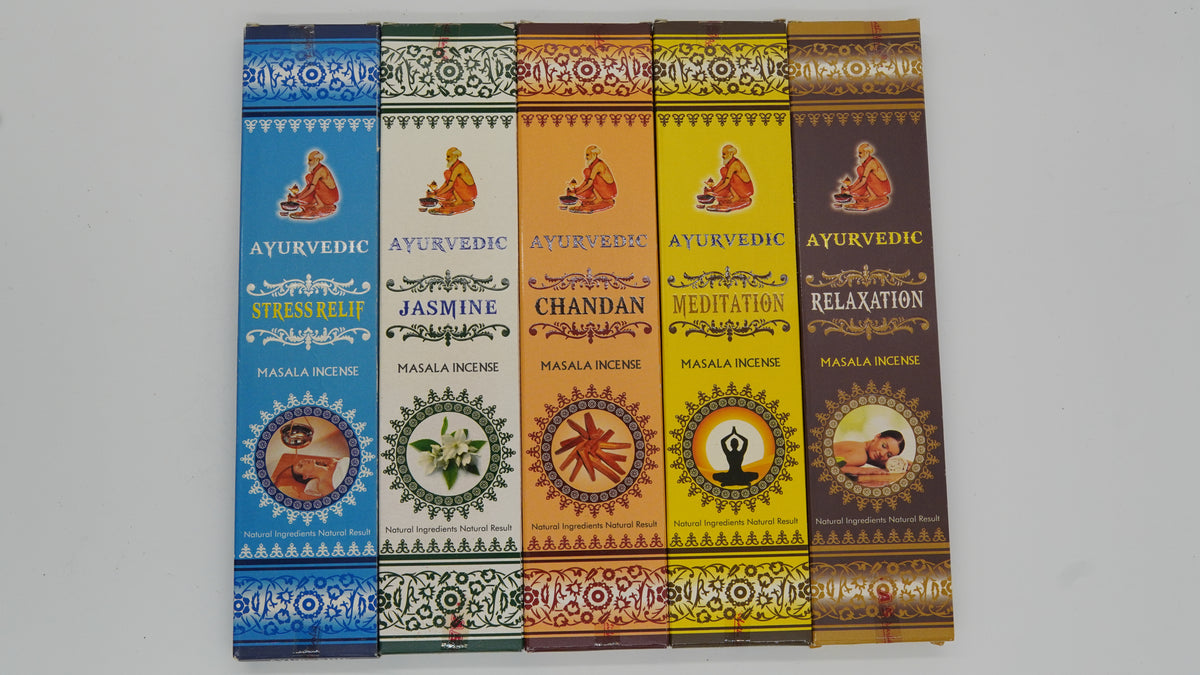 AYURVEDIC İnce Doğal Çubuk Tütsü - MASALA INCENSE