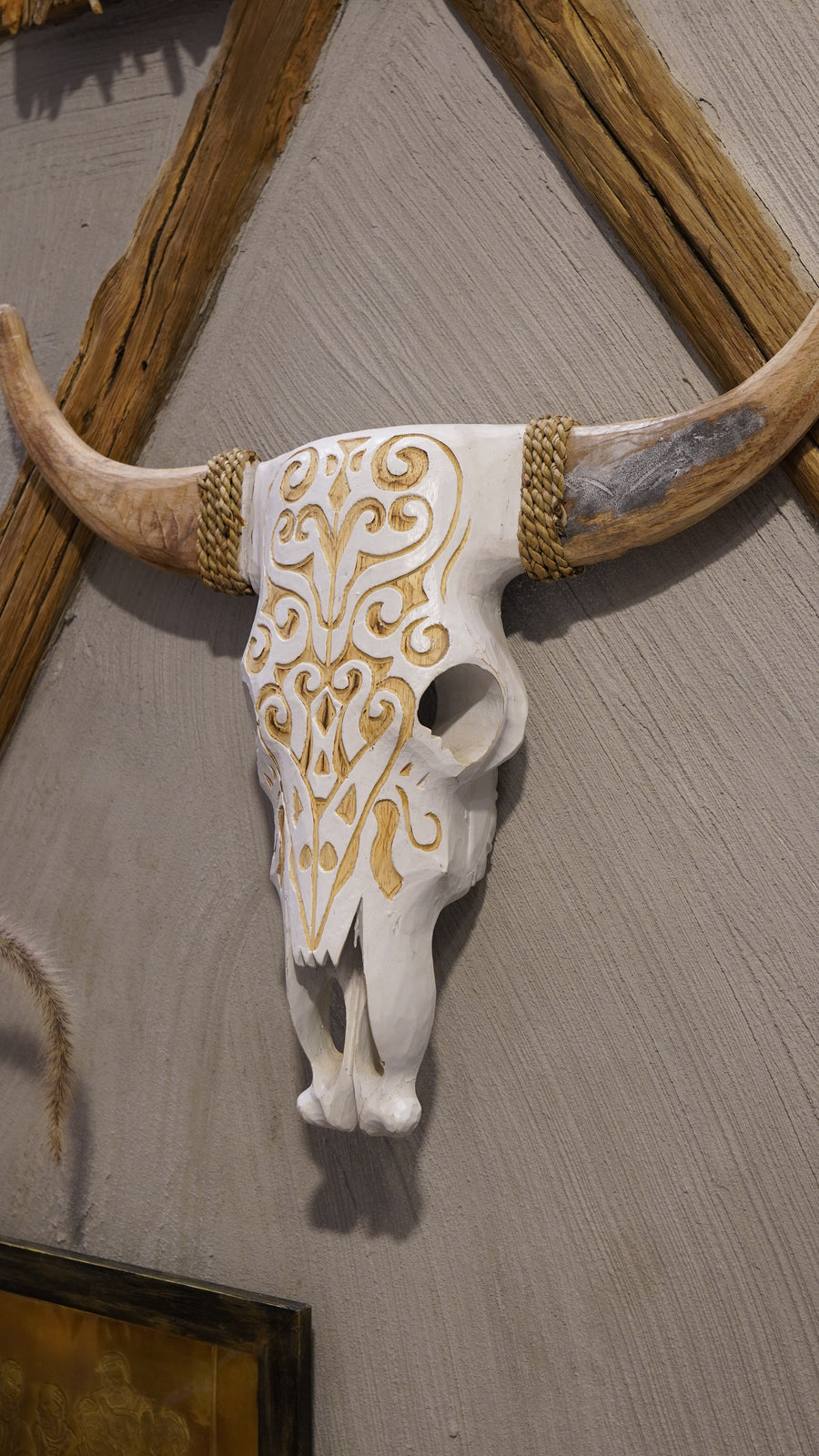 Bufalo Kafası Dekoratif Duvar Süsü