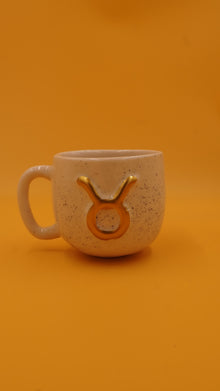 Burç Figürlü Seramik Kupa