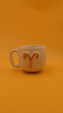 Burç Figürlü Seramik Kupa